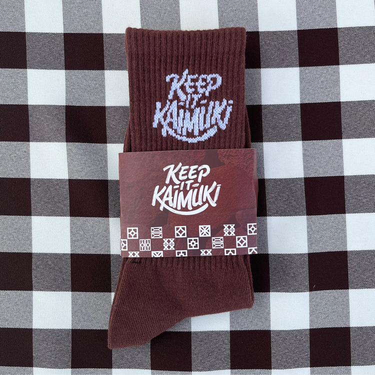 KIK '25 - Kaimukī Brown Socks